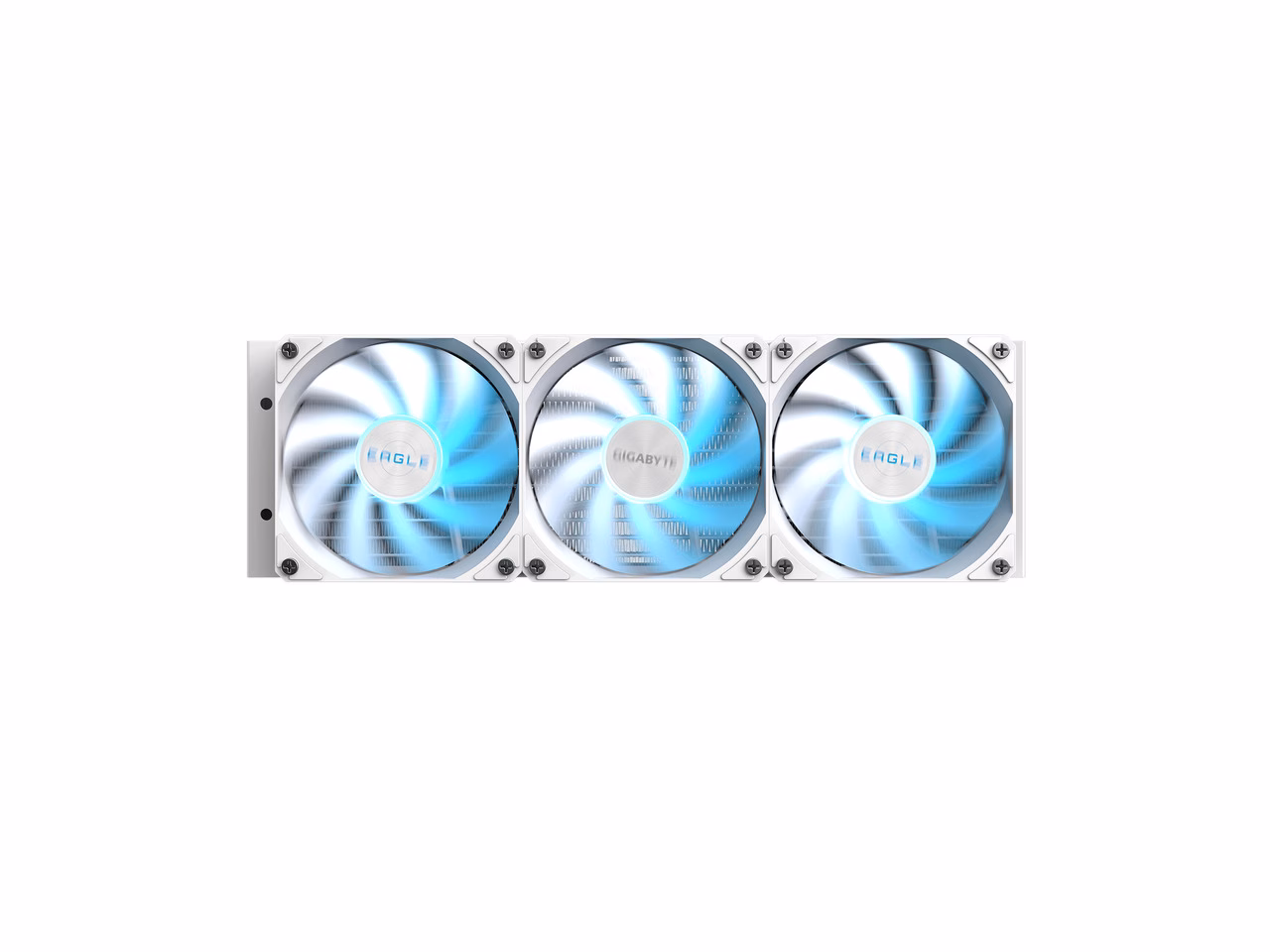 GIGABYTE EAGLE 360 ICE - AIO Liquid CPU Cooler - 360mm Radiator, 3x 120mm High-Volume PWM Fans, Compatible with Intel LGA 1851/1700/115X/1200, AMD AM5/AM4 - White (GP-GIGABYTE EAGLE 360I)