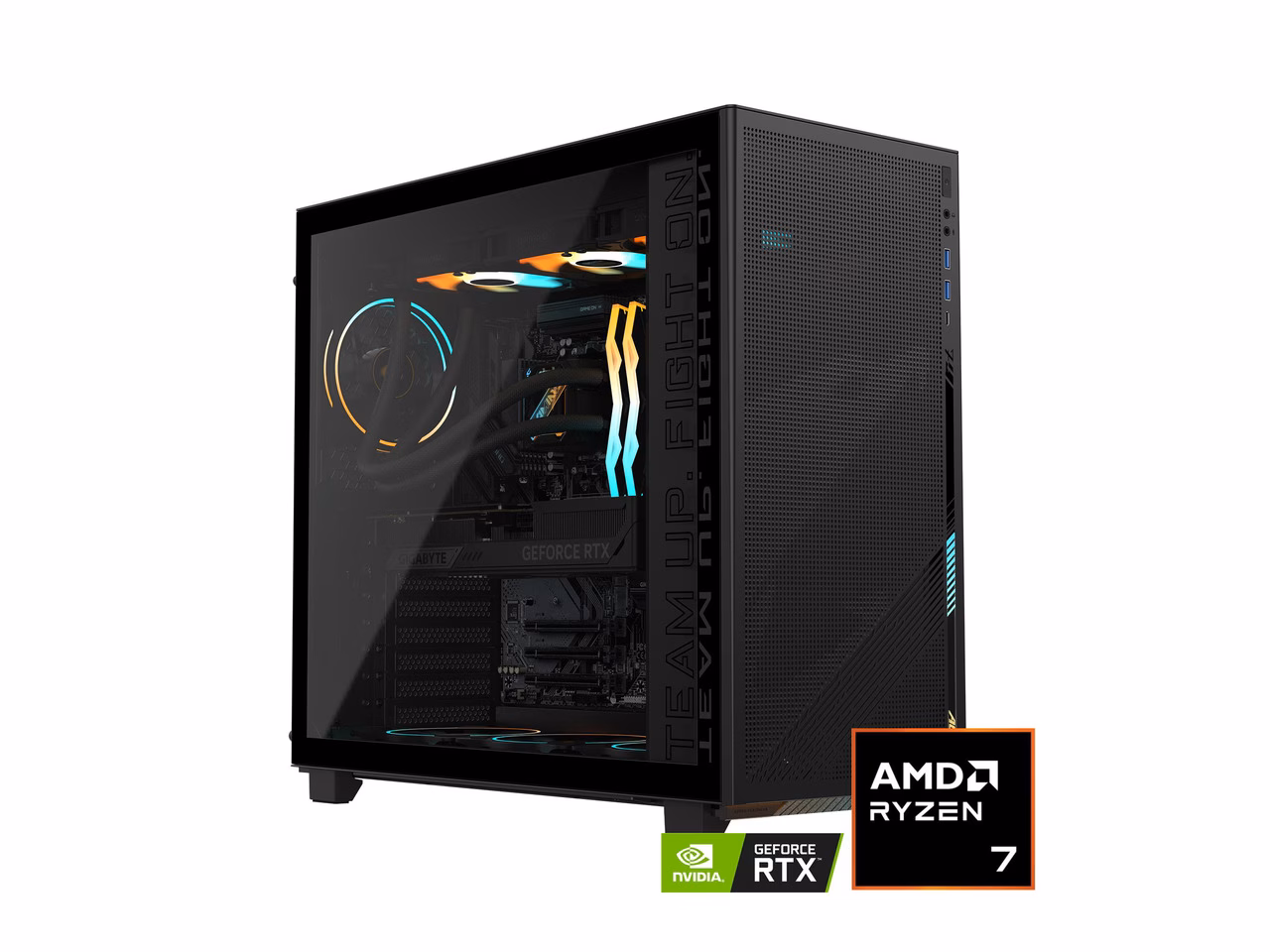 GIGABYTE AORUS PRIME 5 Gaming Desktop PC, AMD Ryzen 7 9700X, NVIDIA GeForce RTX 5070 Ti, 32GB DDR5, 2TB SSD, Windows 11 Home, Black