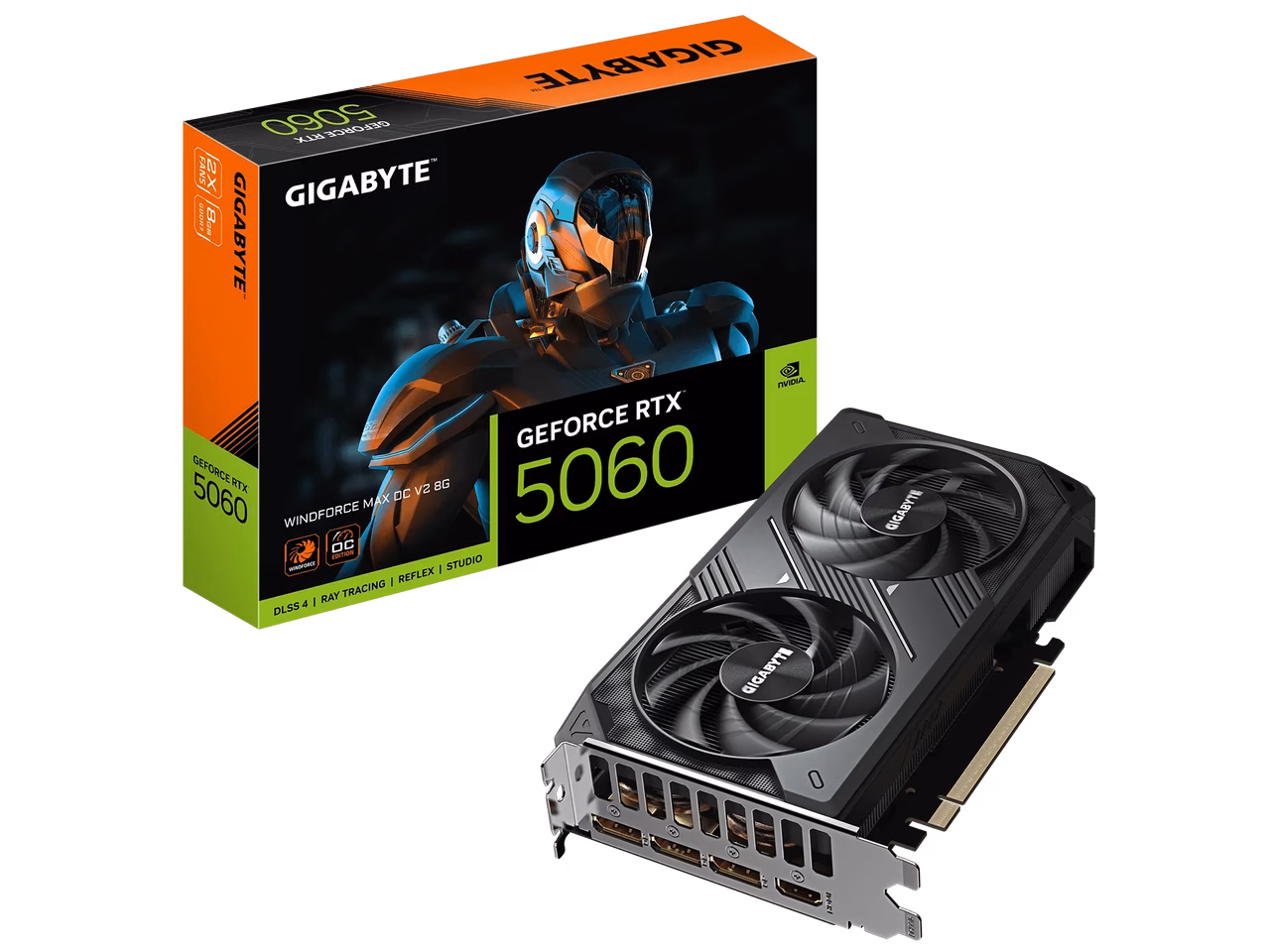 GIGABYTE GeForce RTX 5060 WINDFORCE MAX OC V2 8G