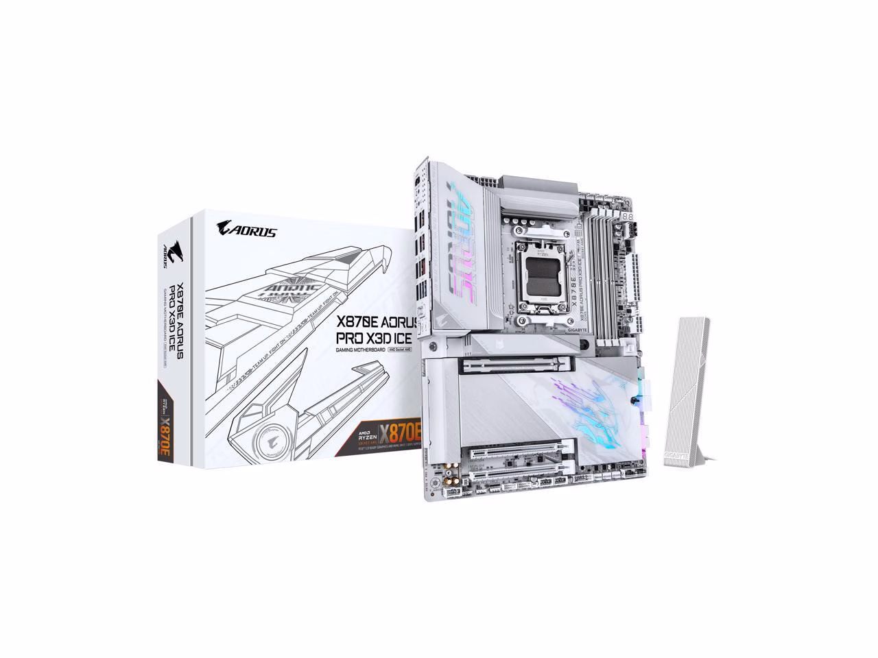 GIGABYTE X870E AORUS PRO X3D ICE AM5