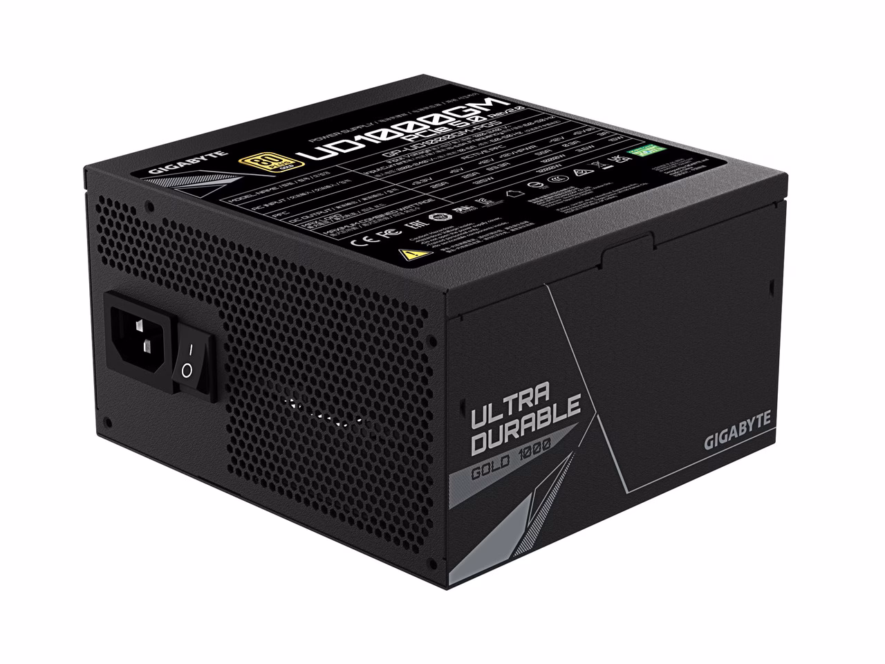GIGABYTE 1000 W Full Modular 80 PLUS GOLD Certified